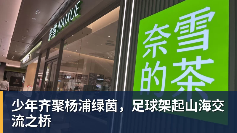 完美体育网址少年齐聚杨浦绿茵，足球架起山海交流之桥